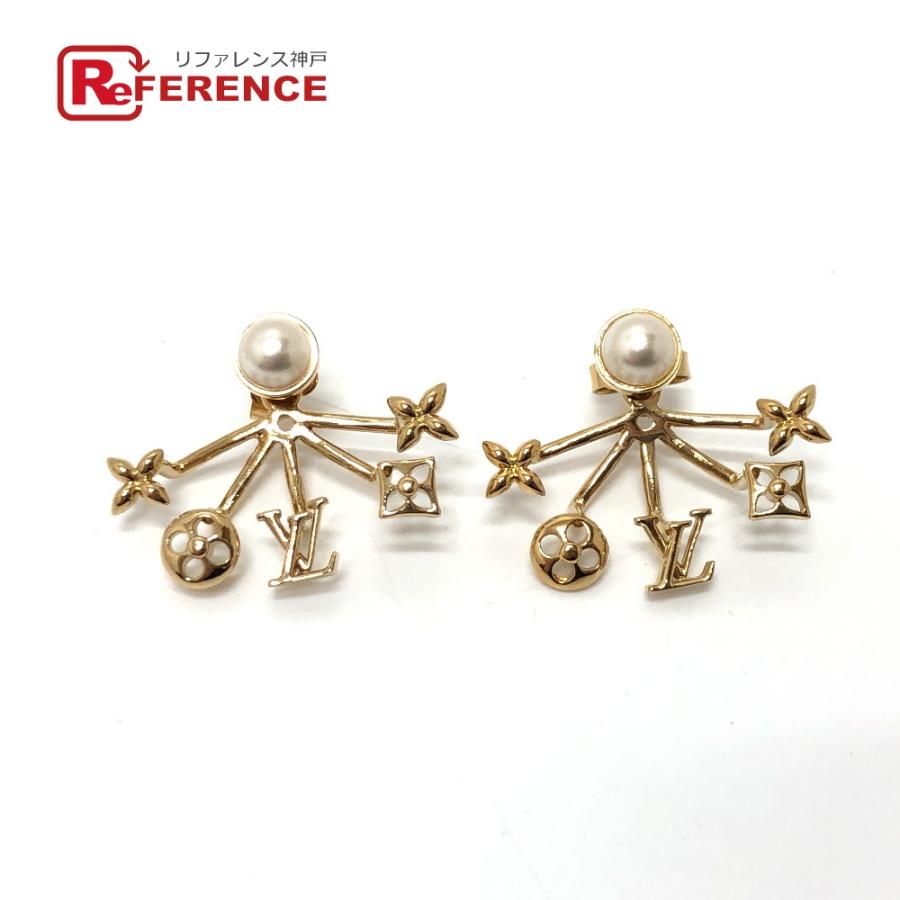 LOUIS VUITTON ルイヴィトン M00601 ピアス・クルーザー パール アクセサリー ピアス ゴールド メンズ【中古】 | LOUIS VUITTON