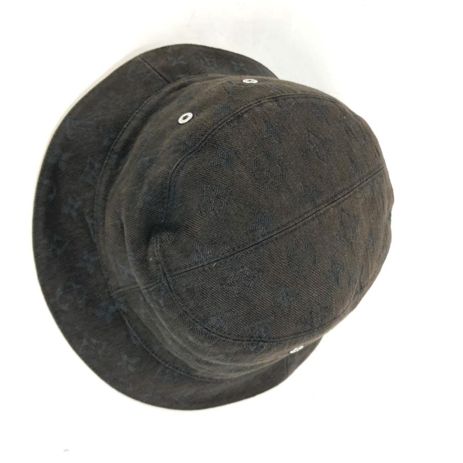 LOUIS VUITTON ルイヴィトン M76209 シャポー・モノグラムデニム ハット帽 帽子 バケットハット ボブハット ハット ブラック メンズ【中古】 | LOUIS VUITTON | 04