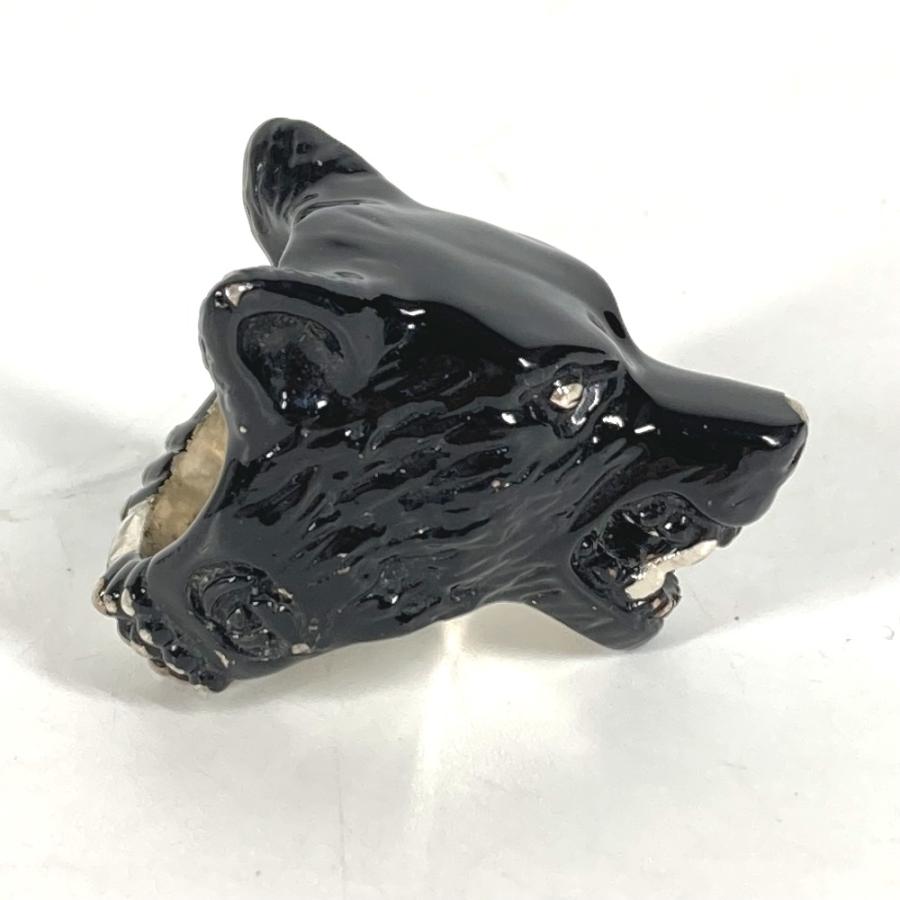 GUCCI グッチ アンガーフォレスト ウルフヘッド アクセサリー リング・指輪 ブラック メンズ【中古】 | GUCCI | 02