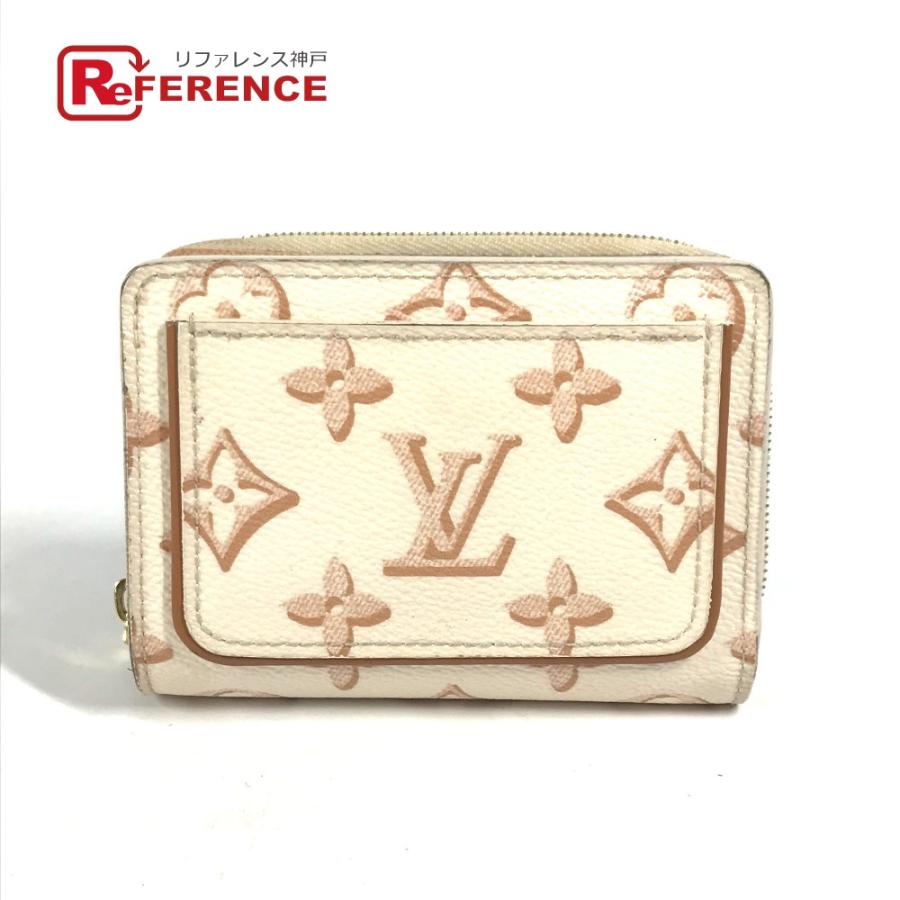 LOUIS VUITTON ルイヴィトン M81527 ポルトフォイユルー モノグラム コンパクトウォレット 2つ折り財布 ホワイト【中古】 | LOUIS VUITTON