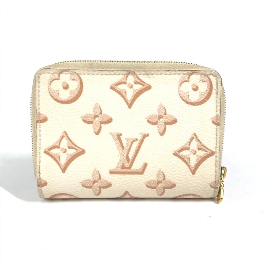 LOUIS VUITTON ルイヴィトン M81527 ポルトフォイユルー モノグラム コンパクトウォレット 2つ折り財布 ホワイト【中古】 | LOUIS VUITTON | 01