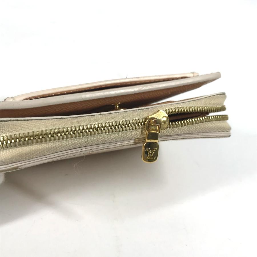 LOUIS VUITTON ルイヴィトン M81527 ポルトフォイユルー モノグラム コンパクトウォレット 2つ折り財布 ホワイト【中古】 | LOUIS VUITTON | 07