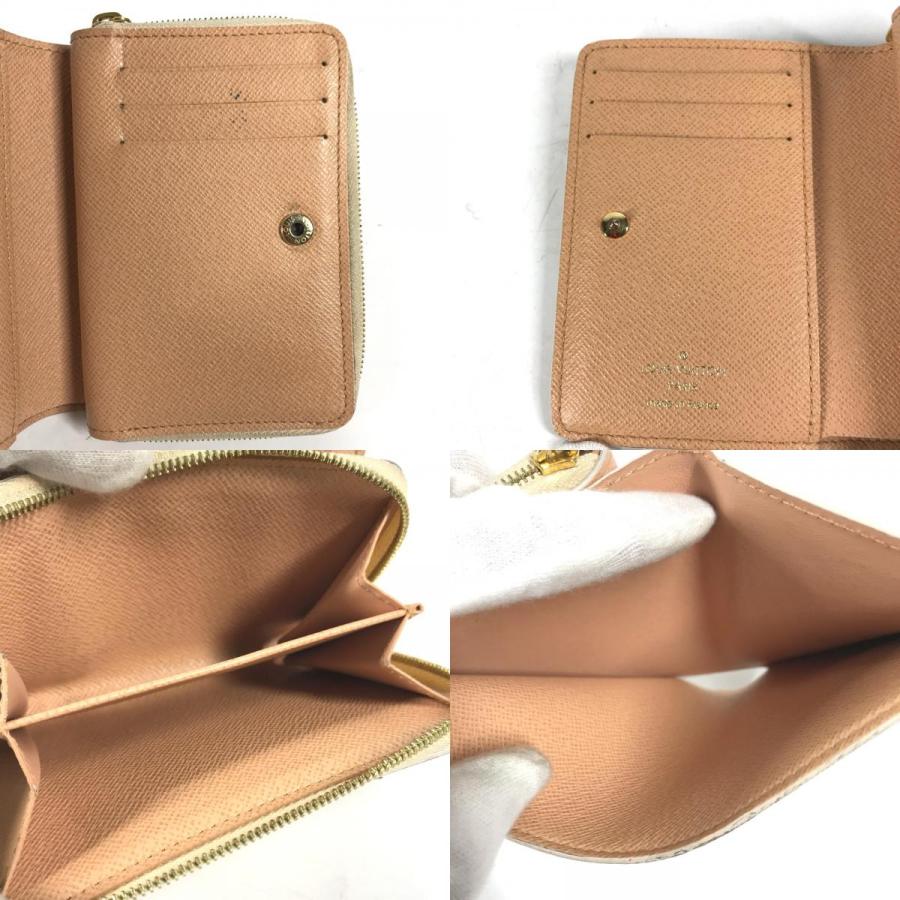 LOUIS VUITTON ルイヴィトン M81527 ポルトフォイユルー モノグラム コンパクトウォレット 2つ折り財布 ホワイト【中古】 | LOUIS VUITTON | 09