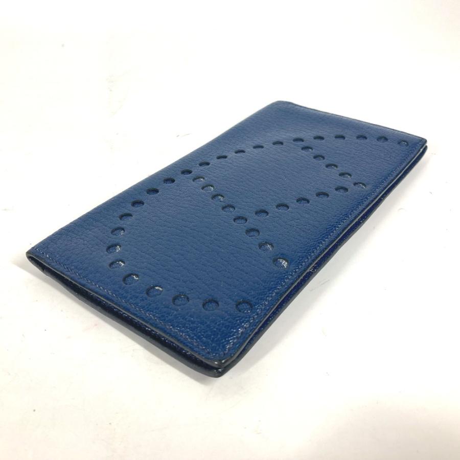 HERMES エルメス エブリン パンチングロゴ 札入れ ロングウォレット 長  