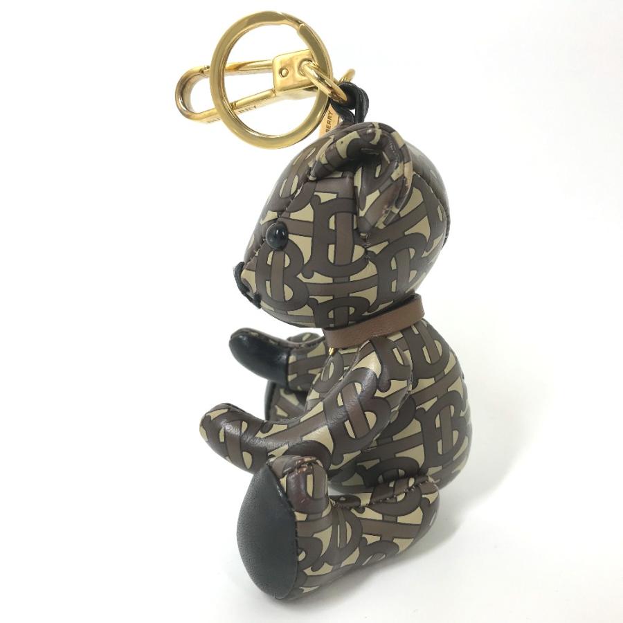 BURBERRY バーバリー TB トーマスベア バッグチャーム クマ ベア 総ロゴ キーホルダー ブラウン レディース【中古】 | BURBERRY | 02