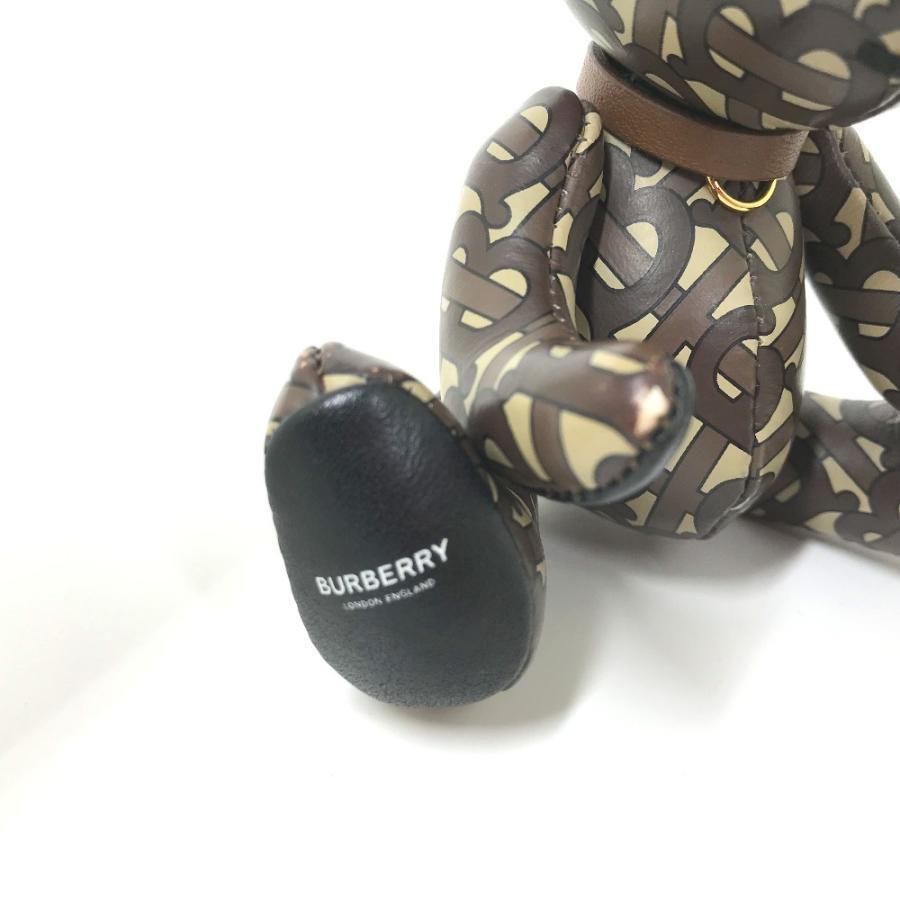BURBERRY バーバリー TB トーマスベア バッグチャーム クマ ベア 総ロゴ キーホルダー ブラウン レディース【中古】 | BURBERRY | 07