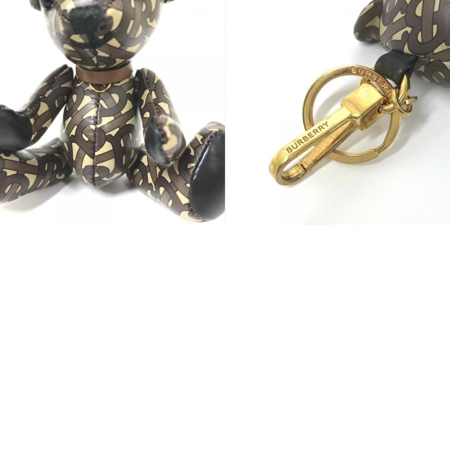 BURBERRY バーバリー TB トーマスベア バッグチャーム クマ ベア 総ロゴ キーホルダー ブラウン レディース【中古】 | BURBERRY | 09