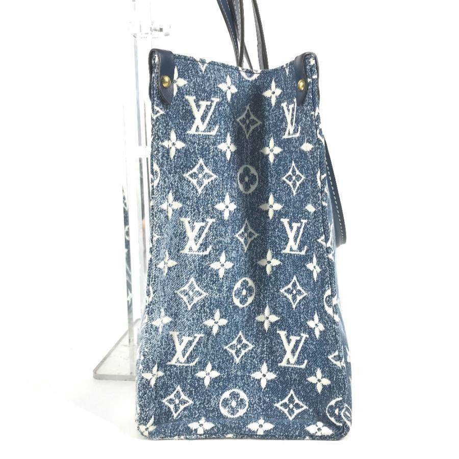 美品 LOUIS VUITTON ルイヴィトン M59608  オンザゴー MM 2WAYバッグ カバン トートバッグ モノグラムデニム ショルダーバッグ【中古】 | LOUIS VUITTON | 02