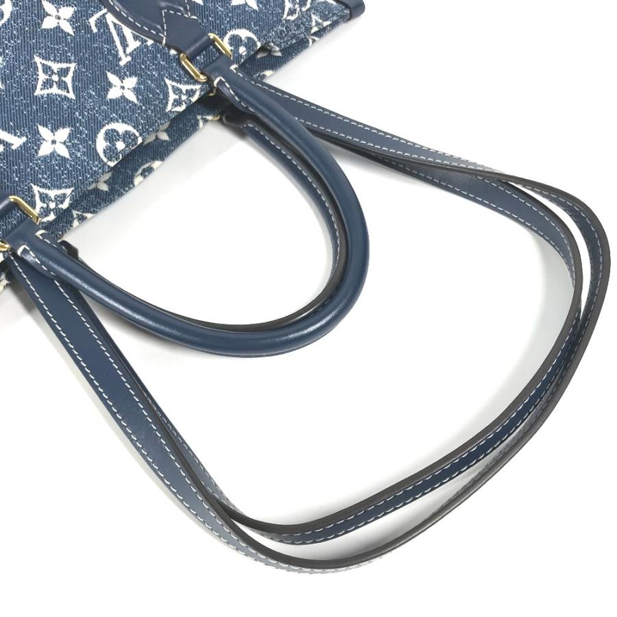 美品 LOUIS VUITTON ルイヴィトン M59608  オンザゴー MM 2WAYバッグ カバン トートバッグ モノグラムデニム ショルダーバッグ【中古】 | LOUIS VUITTON | 06