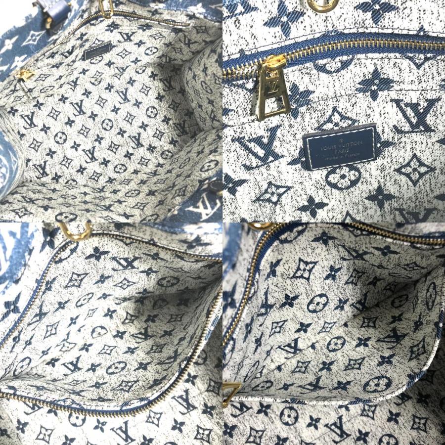 美品 LOUIS VUITTON ルイヴィトン M59608  オンザゴー MM 2WAYバッグ カバン トートバッグ モノグラムデニム ショルダーバッグ【中古】 | LOUIS VUITTON | 08