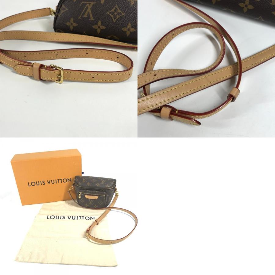 美品 LOUIS VUITTON ルイヴィトン M82335 ミニ バムバッグ ショルダーバッグ カバン 斜め掛け モノグラム ボディバッグ【中古】 | LOUIS VUITTON | 09