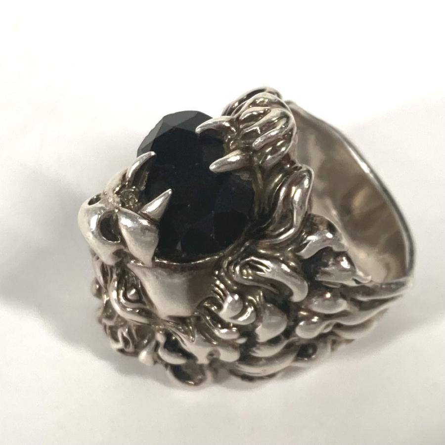 GUCCI グッチ  ライオン ストーン付き アクセサリー らいおん アニマル リング・指輪 シルバー メンズ【中古】 | GUCCI | 07