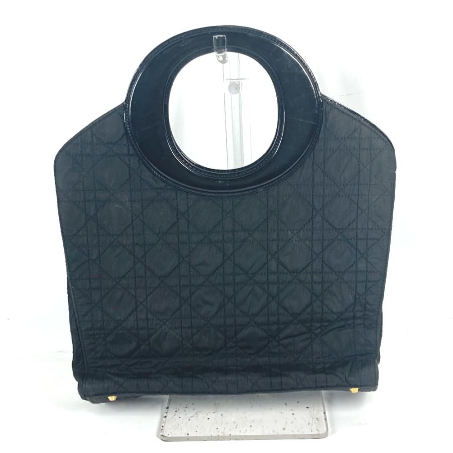 Dior ディオール カナージュ キルティング カバン ヴィンテージ ハンドバッグ ブラック メンズ【中古】 |  | 01