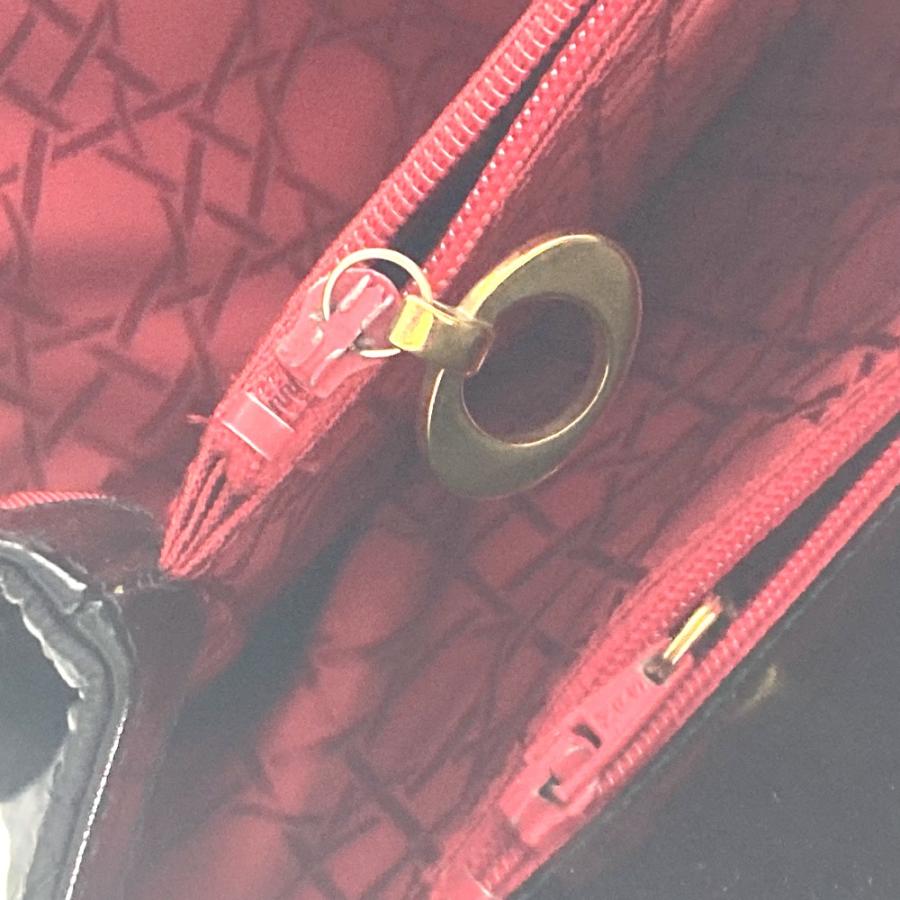 Dior ディオール カナージュ キルティング カバン ヴィンテージ ハンドバッグ ブラック メンズ【中古】 |  | 07