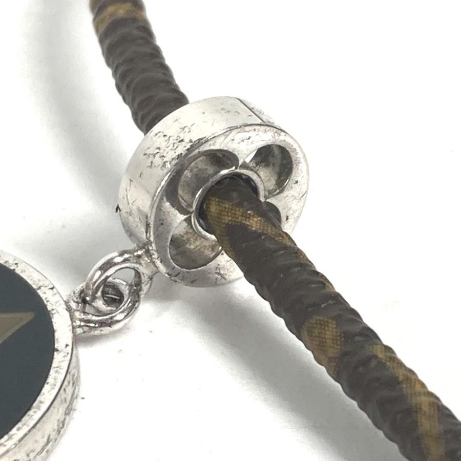 LOUIS VUITTON ルイヴィトン M65436 パンダンティフ フルール アクセサリー チョーカー モノグラム ネックレス ブラウン【中古】 | LOUIS VUITTON | 04