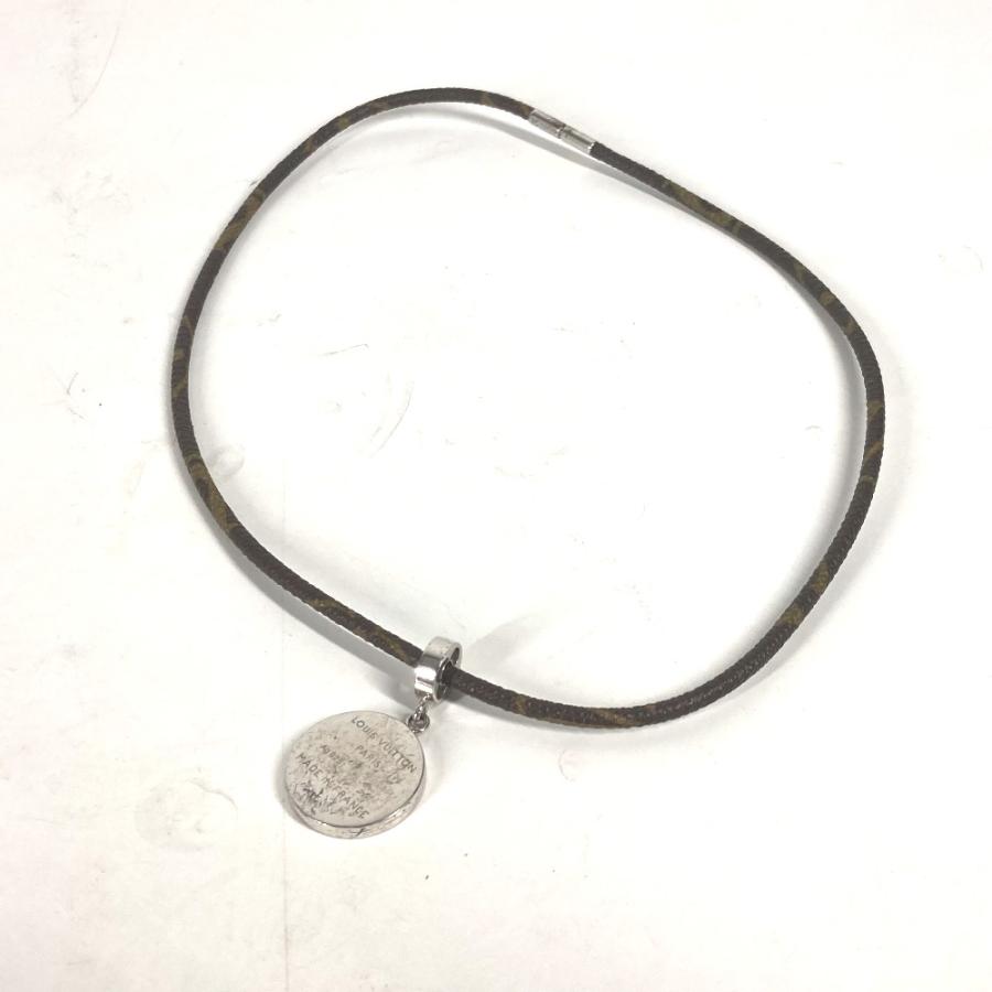 LOUIS VUITTON ルイヴィトン M65436 パンダンティフ フルール アクセサリー チョーカー モノグラム ネックレス ブラウン【中古】 | LOUIS VUITTON | 06