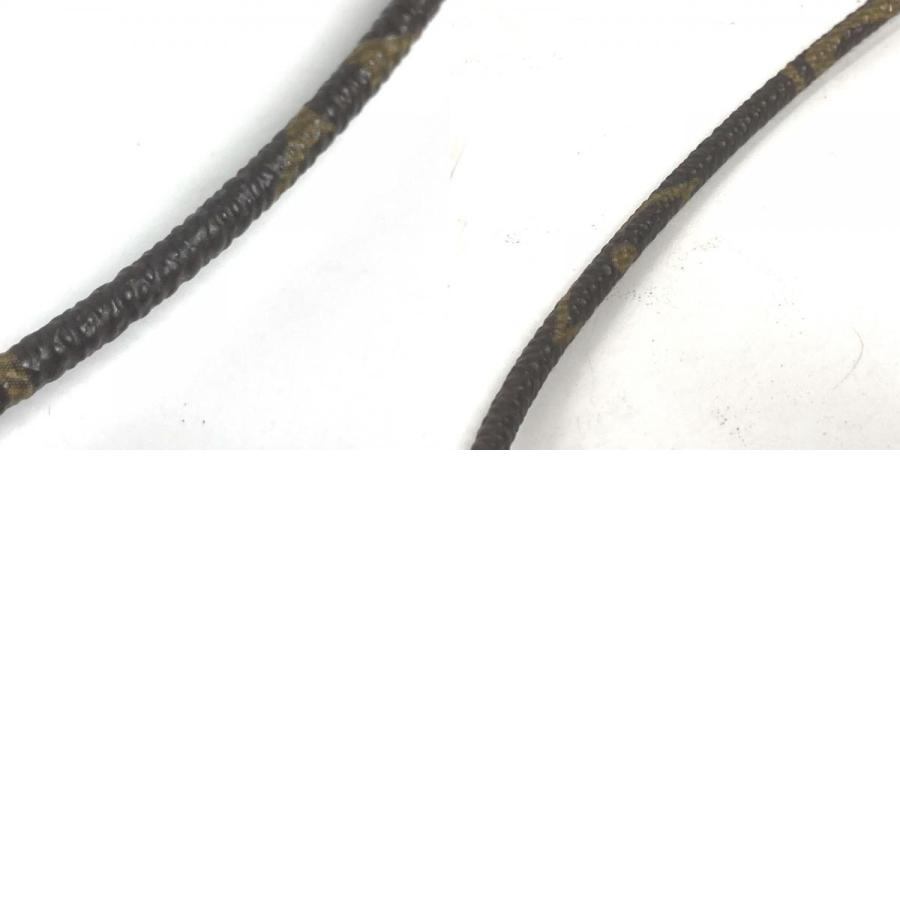 LOUIS VUITTON ルイヴィトン M65436 パンダンティフ フルール アクセサリー チョーカー モノグラム ネックレス ブラウン【中古】 | LOUIS VUITTON | 09