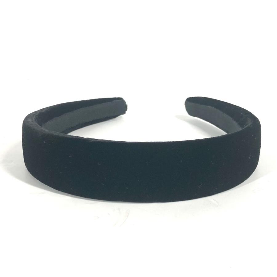 新品同様 CHANEL シャネル CC ココマーク ヘアバンド ヘッドバンド ヘアアクセサリー 22B カチューシャ ブラック レディース【中古】 | CHANEL | 01