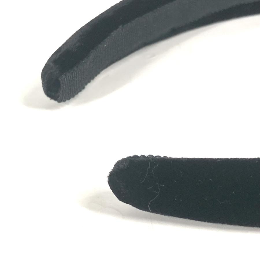 新品同様 CHANEL シャネル CC ココマーク ヘアバンド ヘッドバンド ヘアアクセサリー 22B カチューシャ ブラック レディース【中古】 | CHANEL | 04
