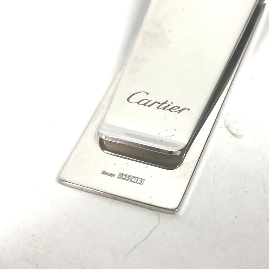 美品 CARTIER カルティエ ロゴ 札ばさみ 財布 マネークリップ シルバー メンズ【中古】 | Cartier | 04