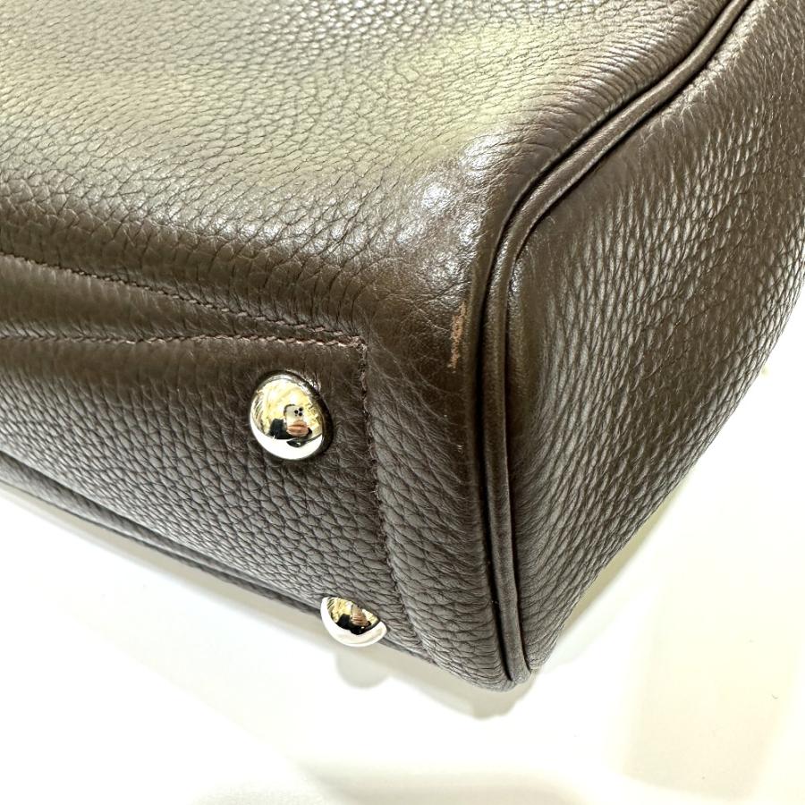 美品 HERMES エルメス ヴィクトリア2 書類バッグ ブリーフケース トートバッグ  カバン ハンドバッグ ビジネスバッグ ブラウン【中古】 | HERMES | 03