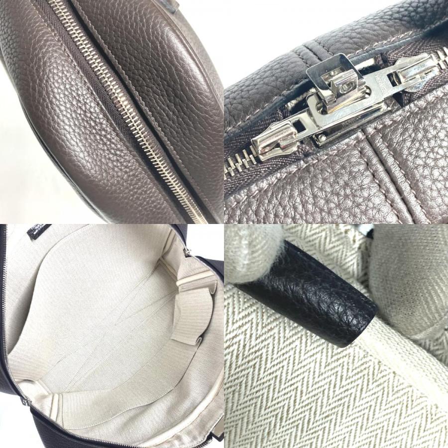 美品 HERMES エルメス ヴィクトリア2 書類バッグ ブリーフケース トートバッグ  カバン ハンドバッグ ビジネスバッグ ブラウン【中古】 | HERMES | 07