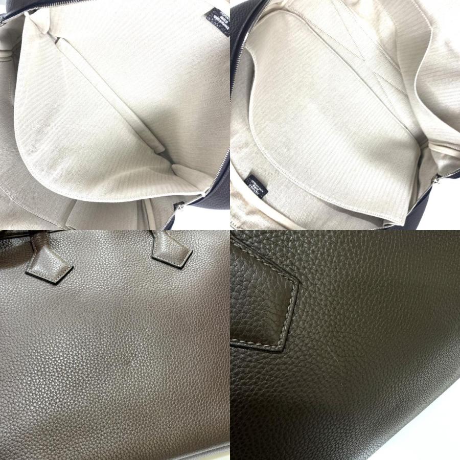 美品 HERMES エルメス ヴィクトリア2 書類バッグ ブリーフケース トートバッグ  カバン ハンドバッグ ビジネスバッグ ブラウン【中古】 | HERMES | 08
