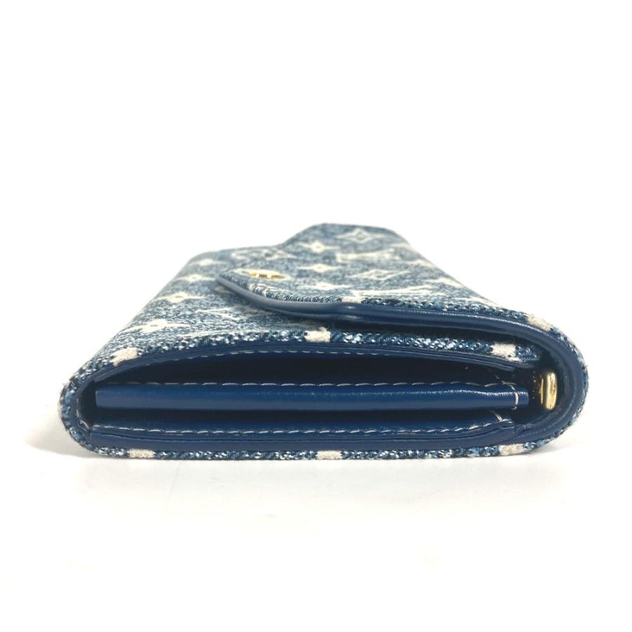 LOUIS VUITTON ルイヴィトン M81183 ポルトフォイユ・サラ ロングウォレット モノグラムジャガードデニム 長財布 ブルー 【中古】 | LOUIS VUITTON | 02