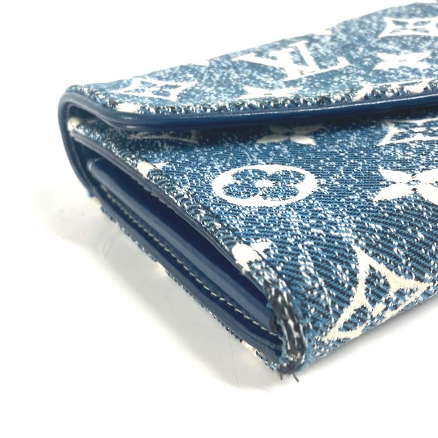 LOUIS VUITTON ポルトフォイユ・サラ ジャガードデニム ウォレット