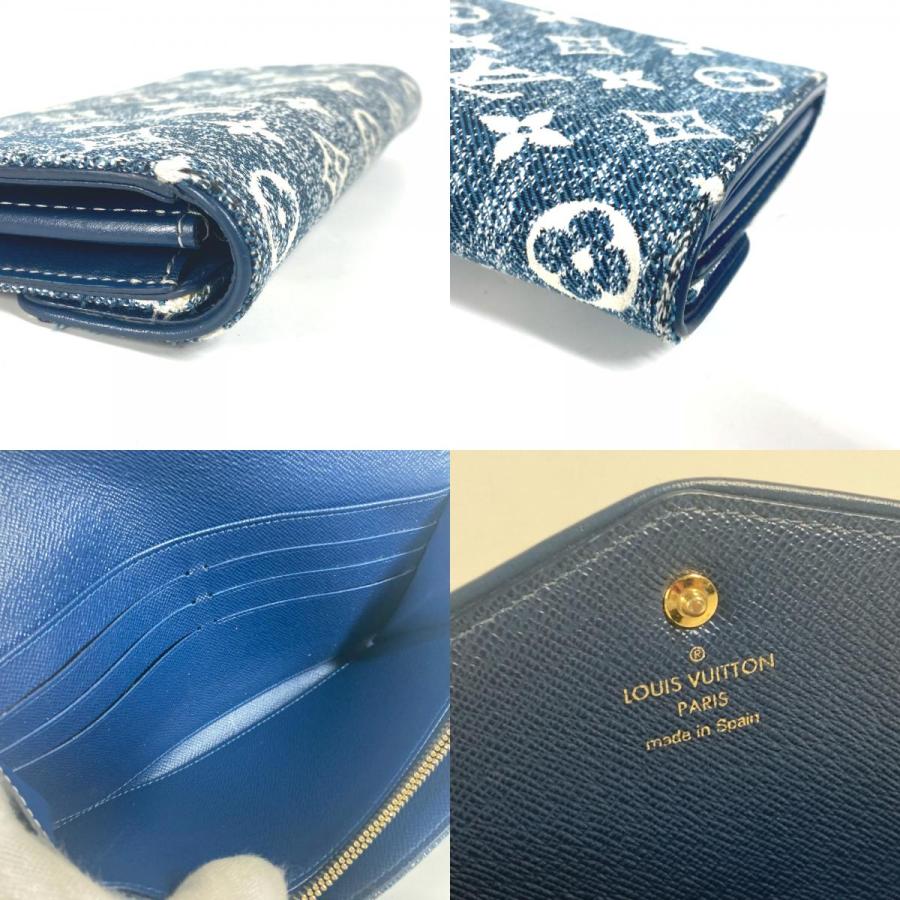 LOUIS VUITTON ルイヴィトン M81183 ポルトフォイユ・サラ ロングウォレット モノグラムジャガードデニム 長財布 ブルー 【中古】 | LOUIS VUITTON | 07