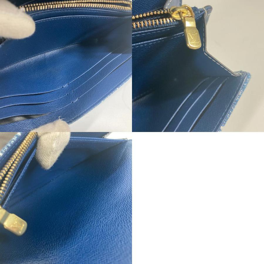 LOUIS VUITTON ルイヴィトン M81183 ポルトフォイユ・サラ ロングウォレット モノグラムジャガードデニム 長財布 ブルー 【中古】 | LOUIS VUITTON | 09