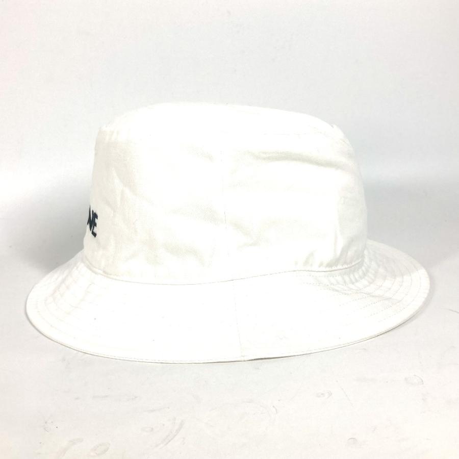 CELINE セリーヌ 2AUO4968P ロゴ ハット帽 帽子 バケットハット ボブハット バイカラー ハット ホワイト ユニセックス【中古】 | CELINE | 01