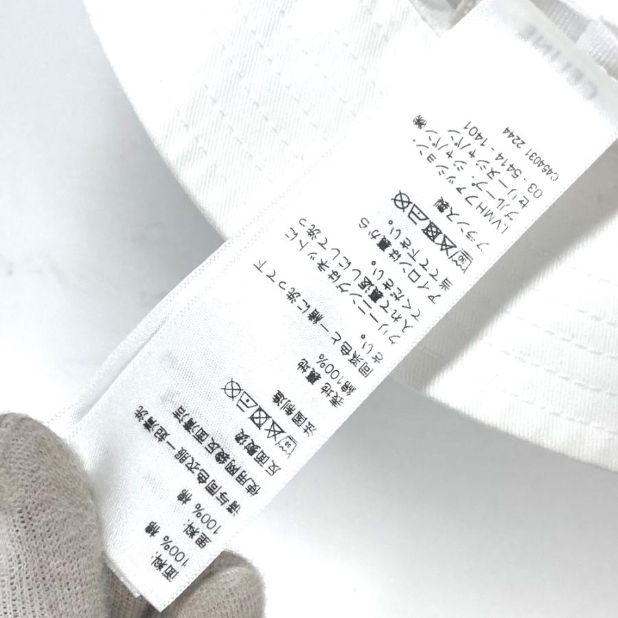 CELINE セリーヌ 2AUO4968P ロゴ ハット帽 帽子 バケットハット ボブハット バイカラー ハット ホワイト ユニセックス【中古】 | CELINE | 09