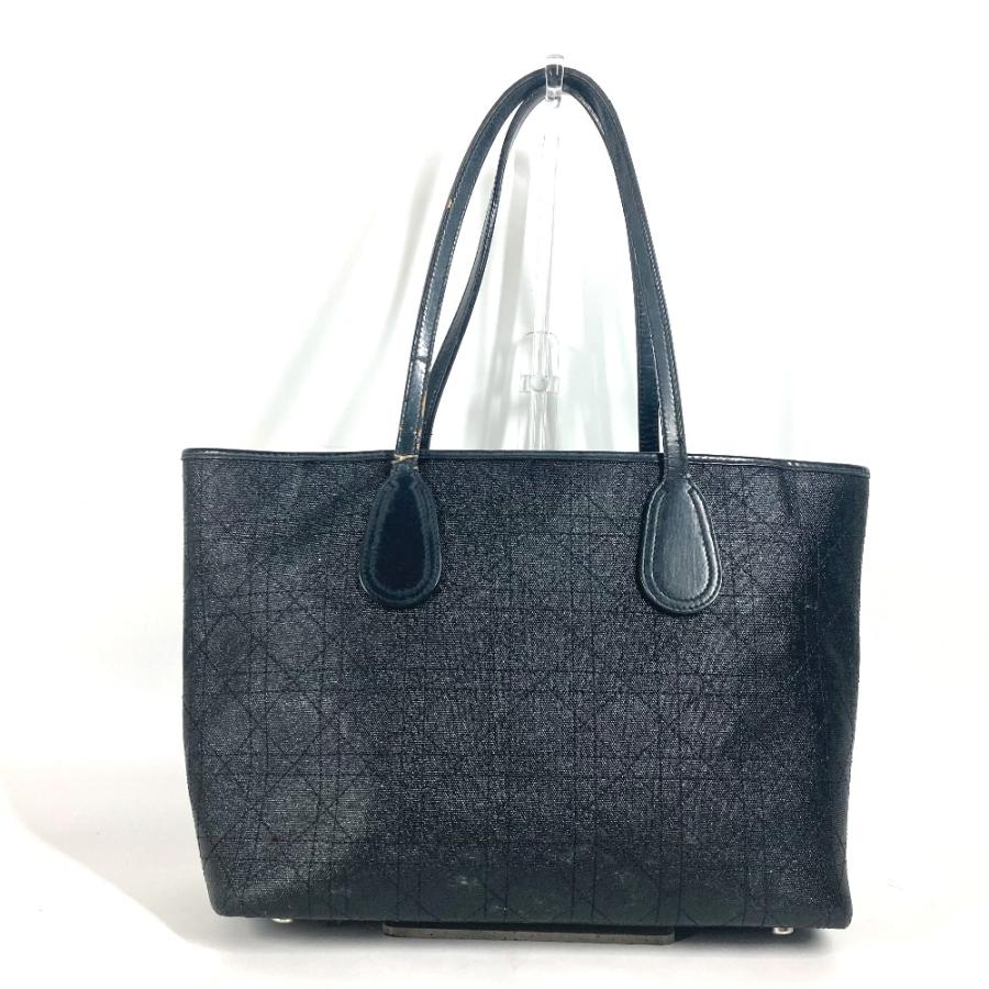 Dior ディオール パナレア ショルダーバッグ 肩掛け カバン カナージュ キルティング トートバッグ ブラック レディース【中古】 |  | 01