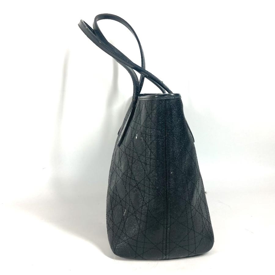 Dior ディオール パナレア ショルダーバッグ 肩掛け カバン カナージュ キルティング トートバッグ ブラック レディース【中古】 |  | 03