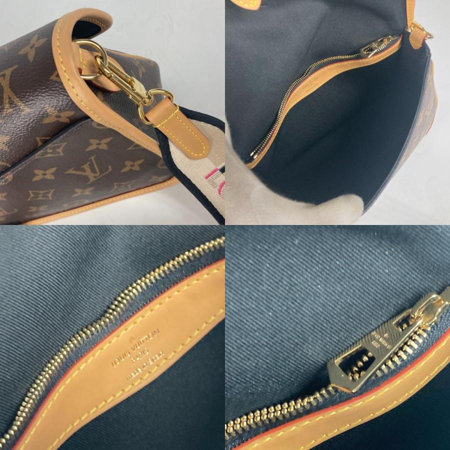 美品 LOUIS VUITTON ルイヴィトン M45985 ディアヌ NM PM カバン ポシェット 斜め掛け モノグラム ショルダーバッグ ノワール【中古】 | LOUIS VUITTON | 08
