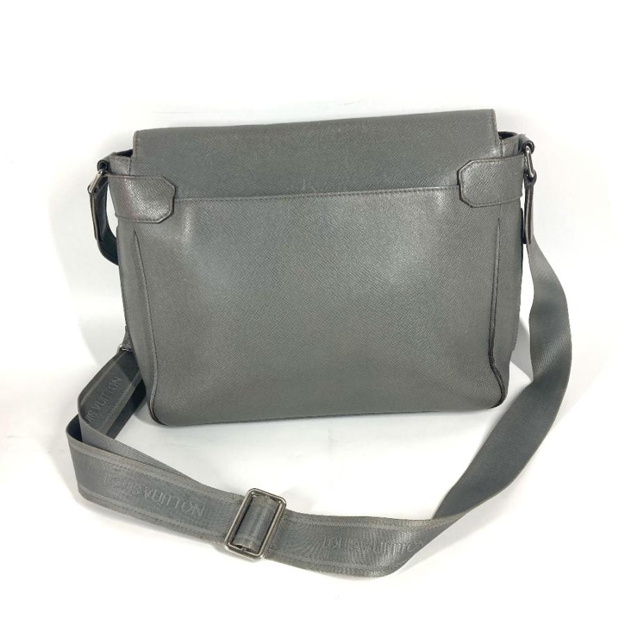 LOUIS VUITTON ルイヴィトン M32623 ロマンMM カバン 斜め掛け フラップ メッセンジャーバッグ タイガ ショルダーバッグ グラシエ【中古】 | LOUIS VUITTON | 01