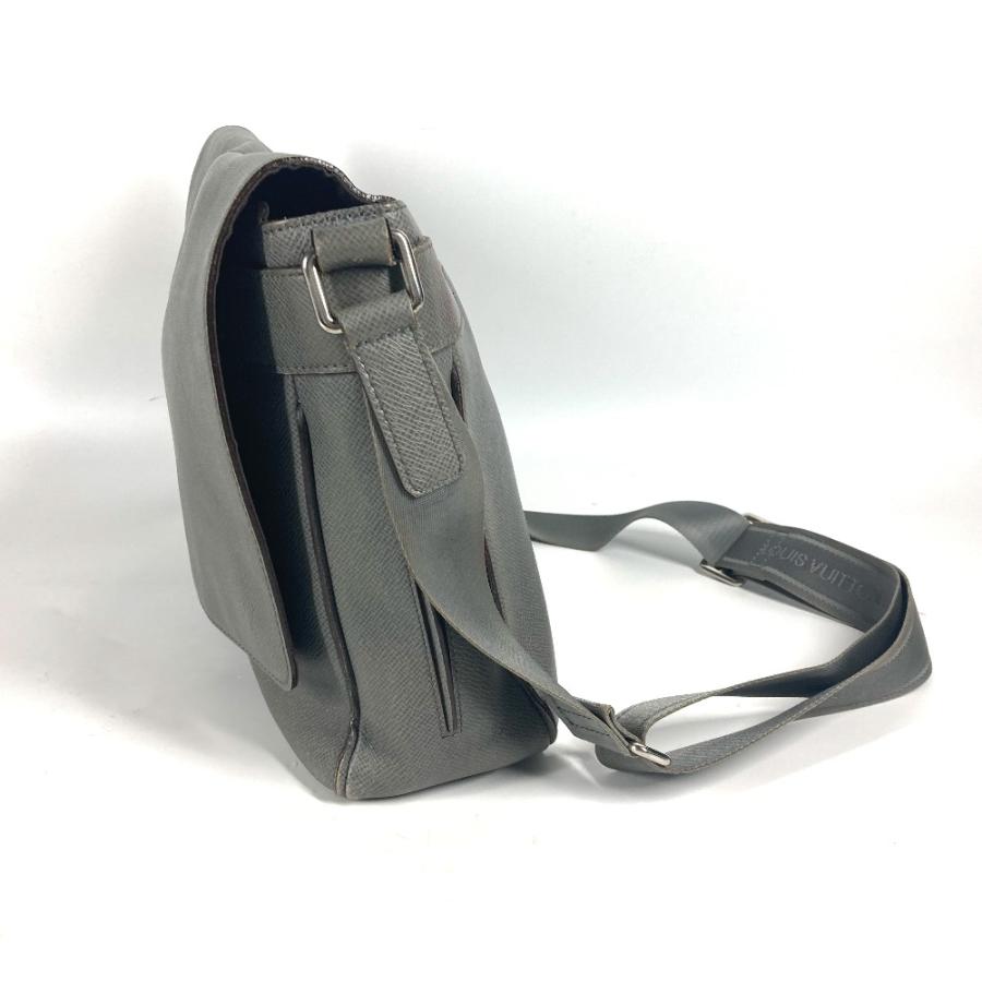 LOUIS VUITTON ルイヴィトン M32623 ロマンMM カバン 斜め掛け フラップ メッセンジャーバッグ タイガ ショルダーバッグ グラシエ【中古】 | LOUIS VUITTON | 03