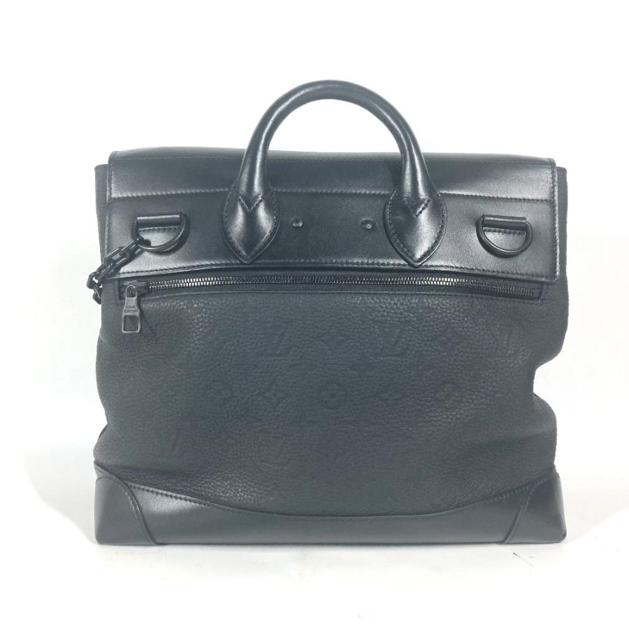 ルイヴィトン LOUIS VUITTON スティーマーPM M55701 モノグラム カバン 斜め掛け トートバッグ ハンドバッグ ショルダーバッグ トリヨンレザー ノワール ブラック LOUIS VUITTON（ルイ・ヴィトン） M55701 スティーマーPM カバン 斜め