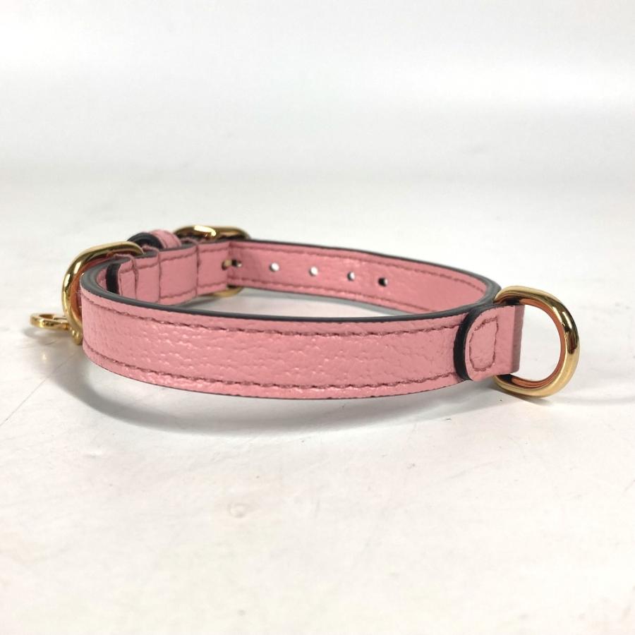 未使用 GUCCI グッチ 692946 エクストラスモール ペット カラー ドッグ 犬 わんちゃん ペット アクセサリー 首輪 ピンク 【中古】 | GUCCI | 01