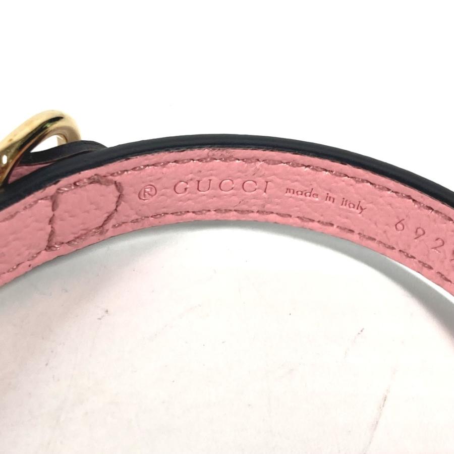 未使用 GUCCI グッチ 692946 エクストラスモール ペット カラー ドッグ 犬 わんちゃん ペット アクセサリー 首輪 ピンク 【中古】 | GUCCI | 06