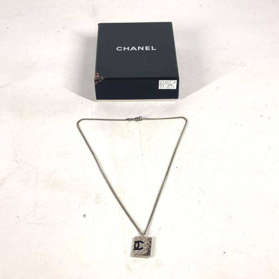 CHANEL シャネル カンボンネックレス ココマーク 05C シルバー ⓪ CHANEL シャネル カンボンネックレス ココマーク 05C シルバー ⓪