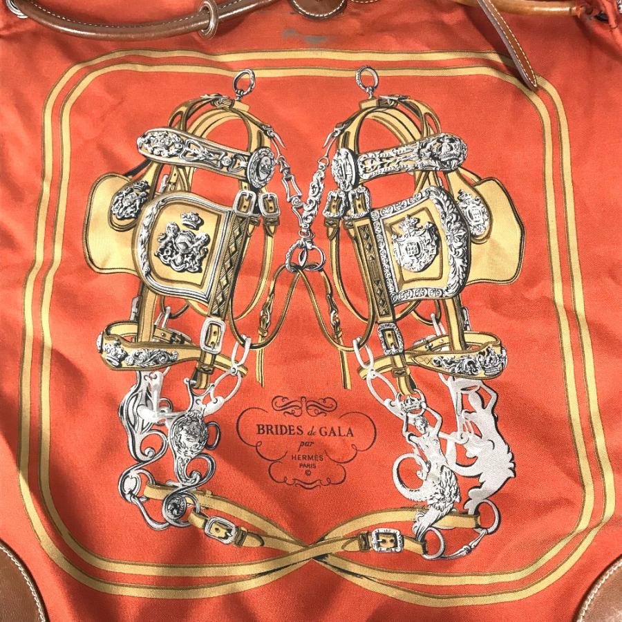 HERMES エルメス シルキーシティPM カバン ポーチ付き ショルダーバッグ オレンジ レディース【中古】 | HERMES | 06