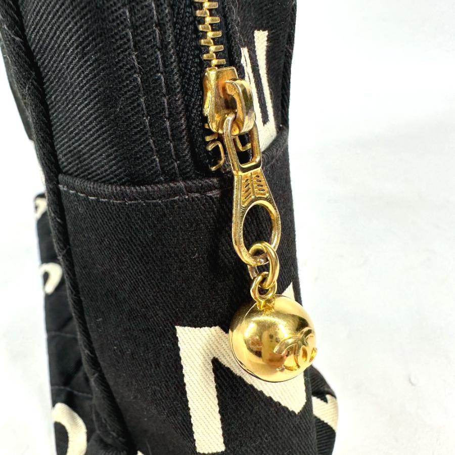 CHANEL シャネル CC ロゴ 総柄 カバン ヴィンテージ ハンドバッグ ブラック レディース【中古】 | CHANEL | 04