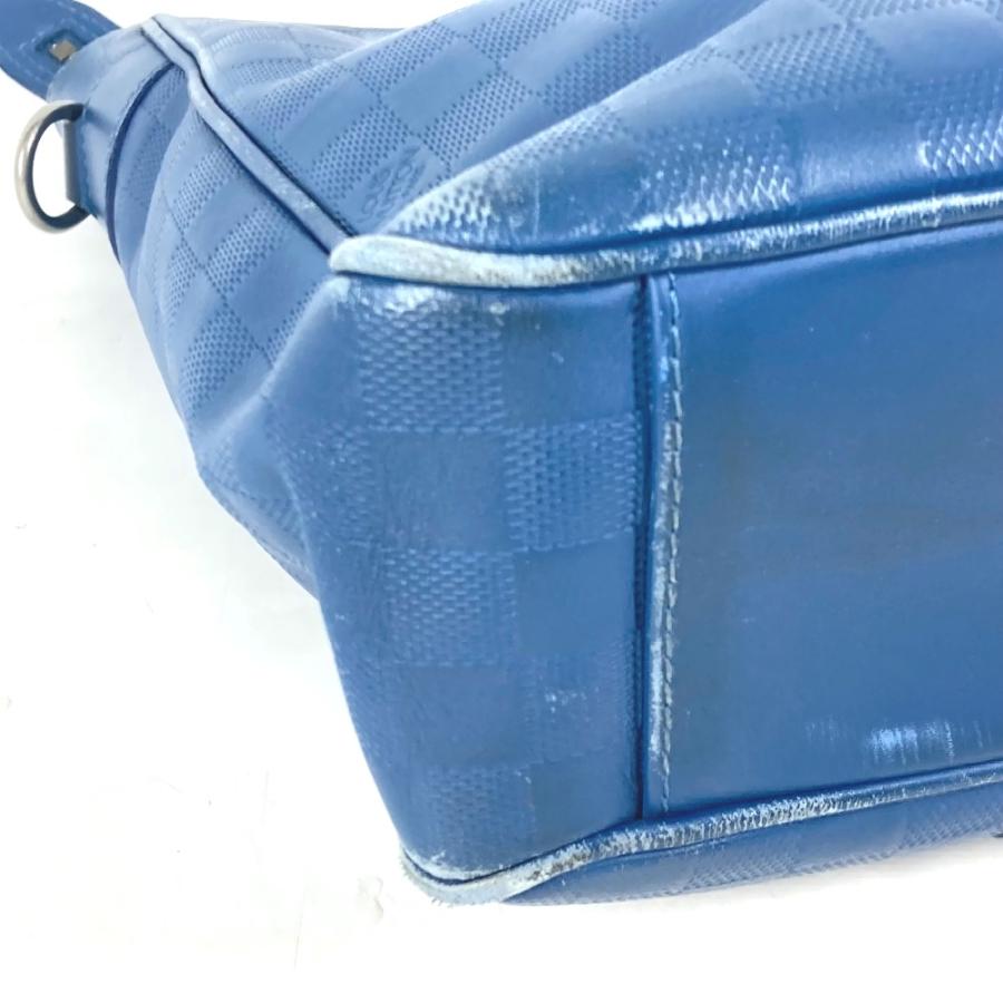 ルイヴィトン LOUIS VUITTON タダオPM タダオ PM N41352 ダミエ アンフィニ  斜め掛け カバン 縦型 トートバッグ 2WAYバッグ ショルダーバッグ ダミエアンフィニレザー ブルー LOUIS VUITTON - ルイヴィトン LOUIS VUITTON タダオPM タダオ PM