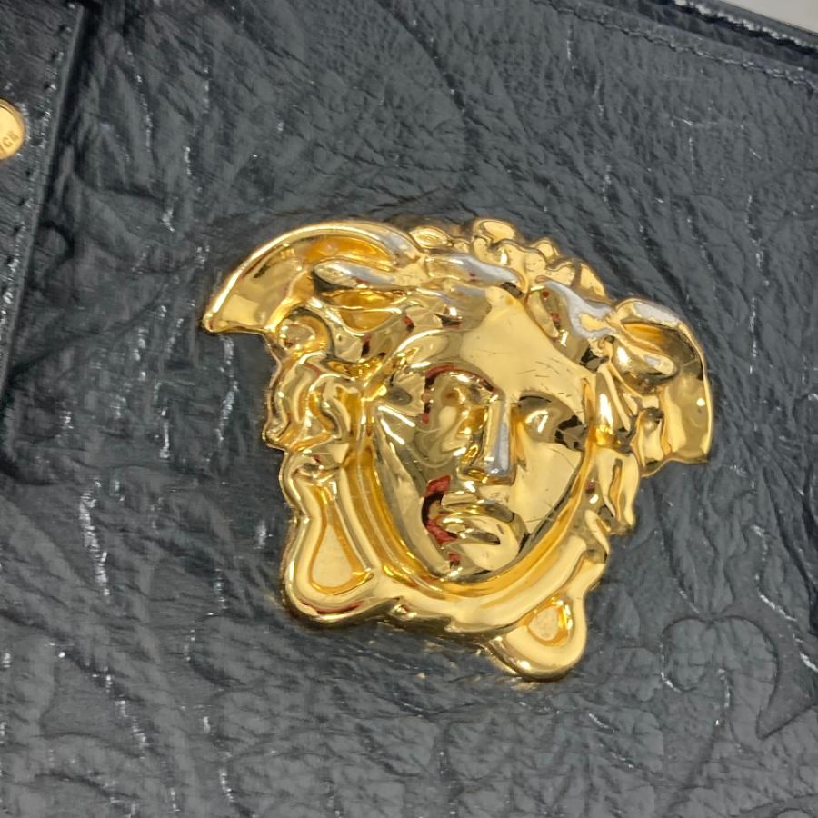 VERSACE ヴェルサーチ メデューサ 肩掛け トートバッグ ショルダーバッグ 縦型 ロゴ ハンドバッグ ブラック ユニセックス【中古】 |  | 06