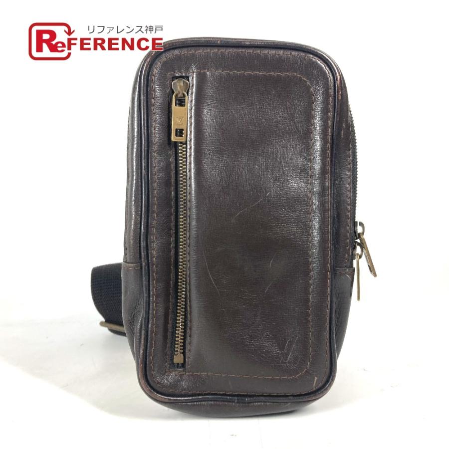 LOUIS VUITTON ルイヴィトン M92535 スィウ カバン ベルトバッグ ウエストポーチ ユタ ボディバッグ カフェ ブラウン メンズ【中古】 | LOUIS VUITTON