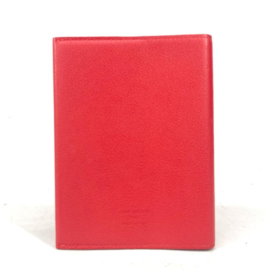 LOUIS VUITTON ルイヴィトン  M58151 クヴェルテュール・カルネPM  システム手帳 ブックカバー 手帳カバー レッド【中古】 | LOUIS VUITTON | 02