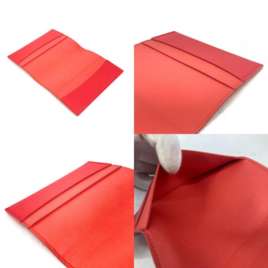 LOUIS VUITTON ルイヴィトン  M58151 クヴェルテュール・カルネPM  システム手帳 ブックカバー 手帳カバー レッド【中古】 | LOUIS VUITTON | 08