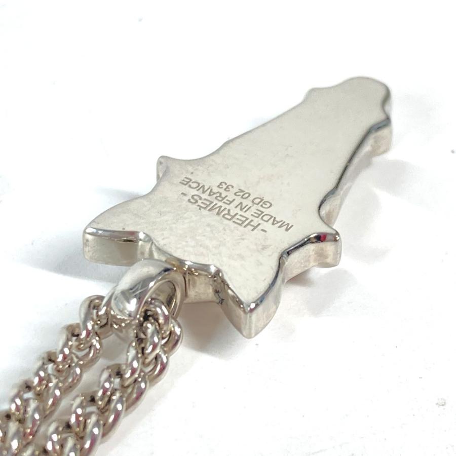 HERMES エルメス デストリエ ホースヘッド アクセサリー チェーン ネックレス シルバー メンズ【中古】 | HERMES | 07